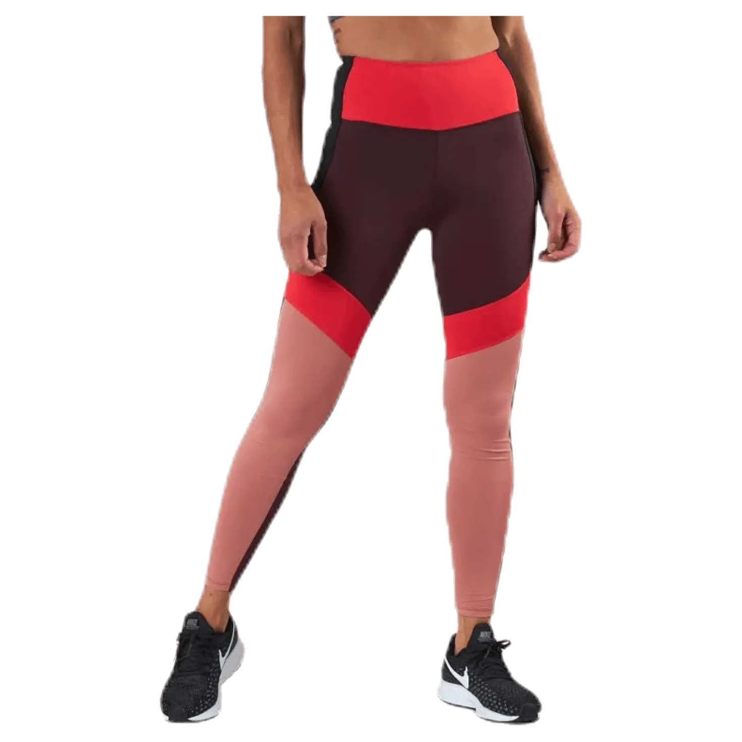Kay Blocked Tights Pink