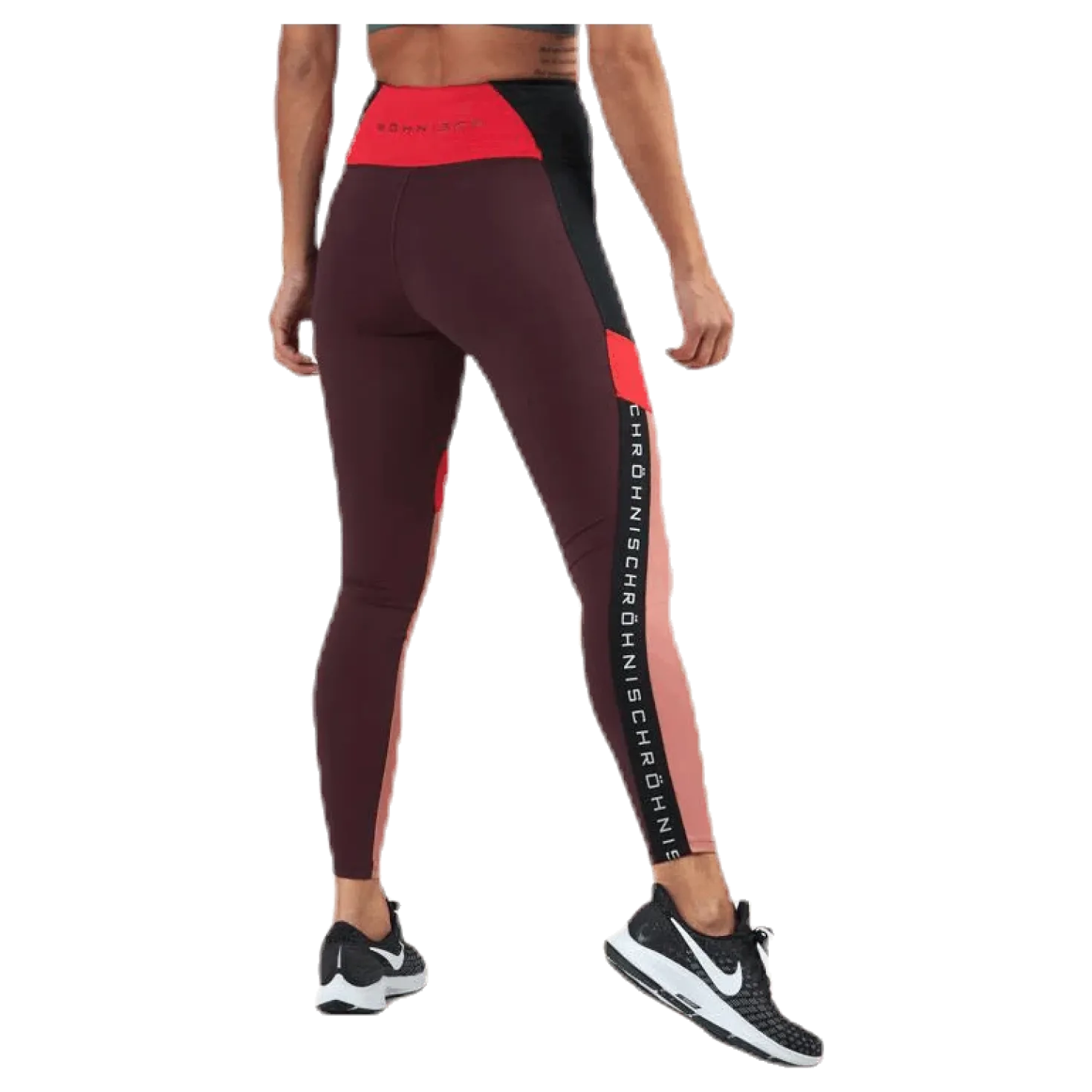Kay Blocked Tights Pink