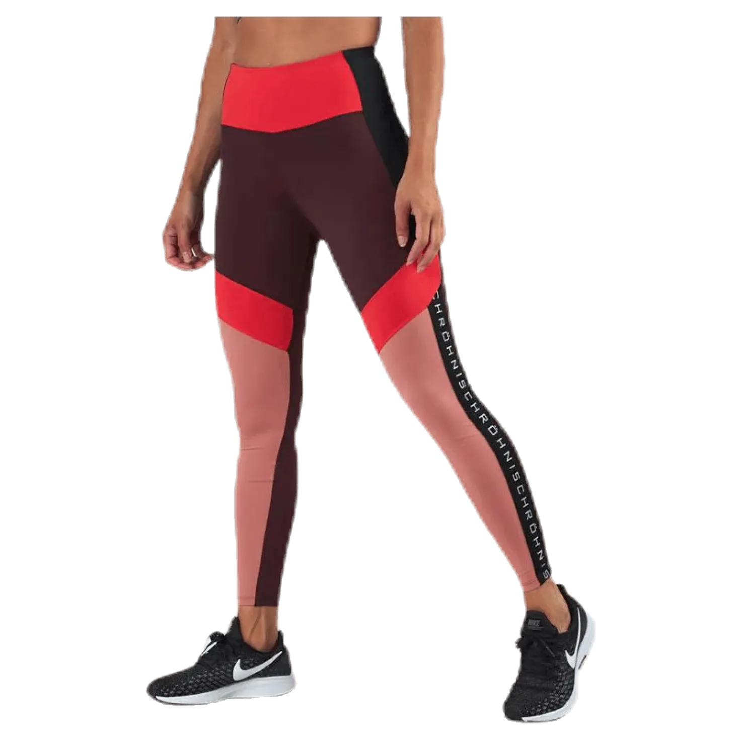 Kay Blocked Tights Pink