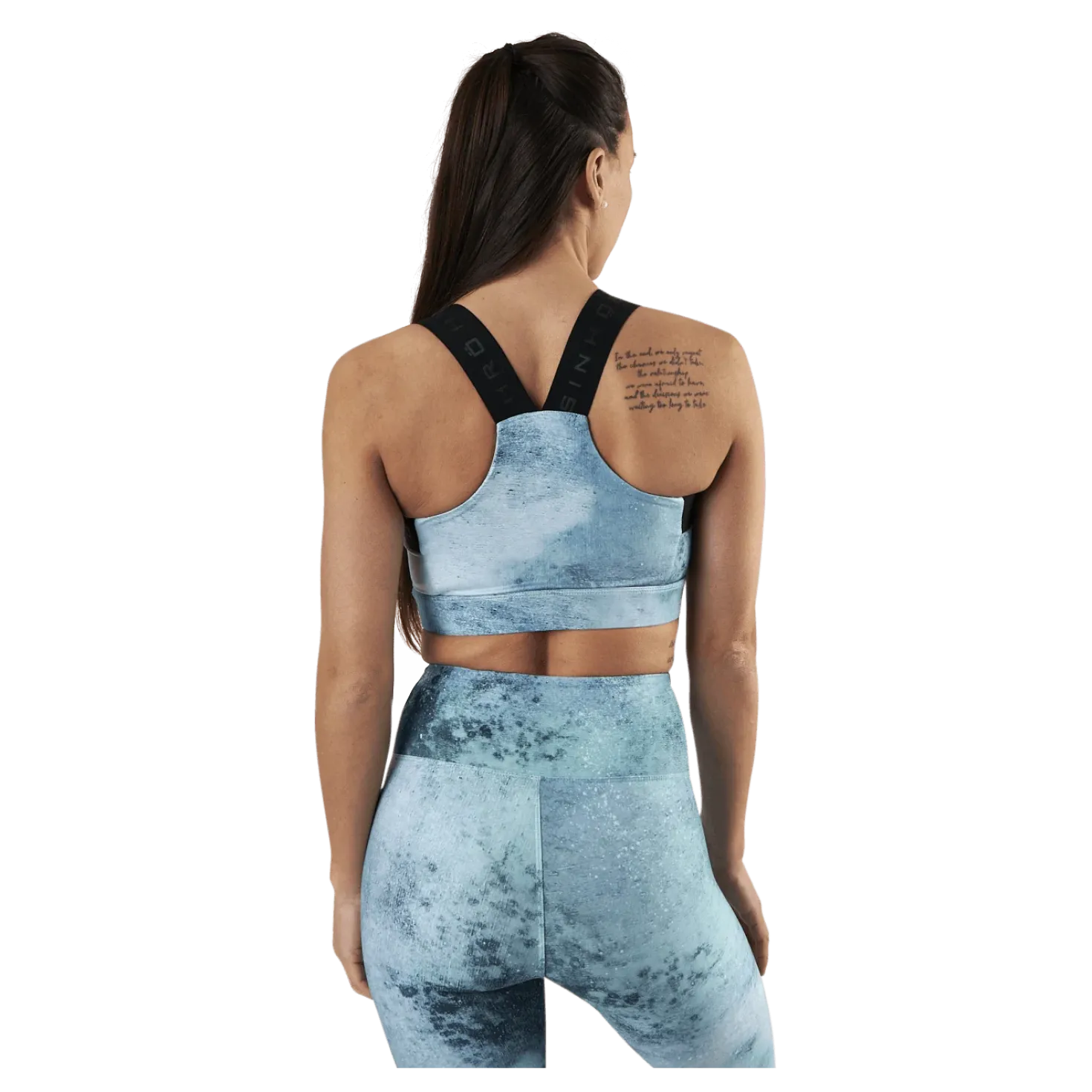 Kay Printed Sports Bra Green