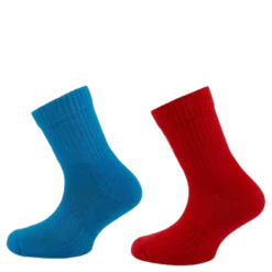 Kids Basic Sport Socks - Alvin Blue/Red