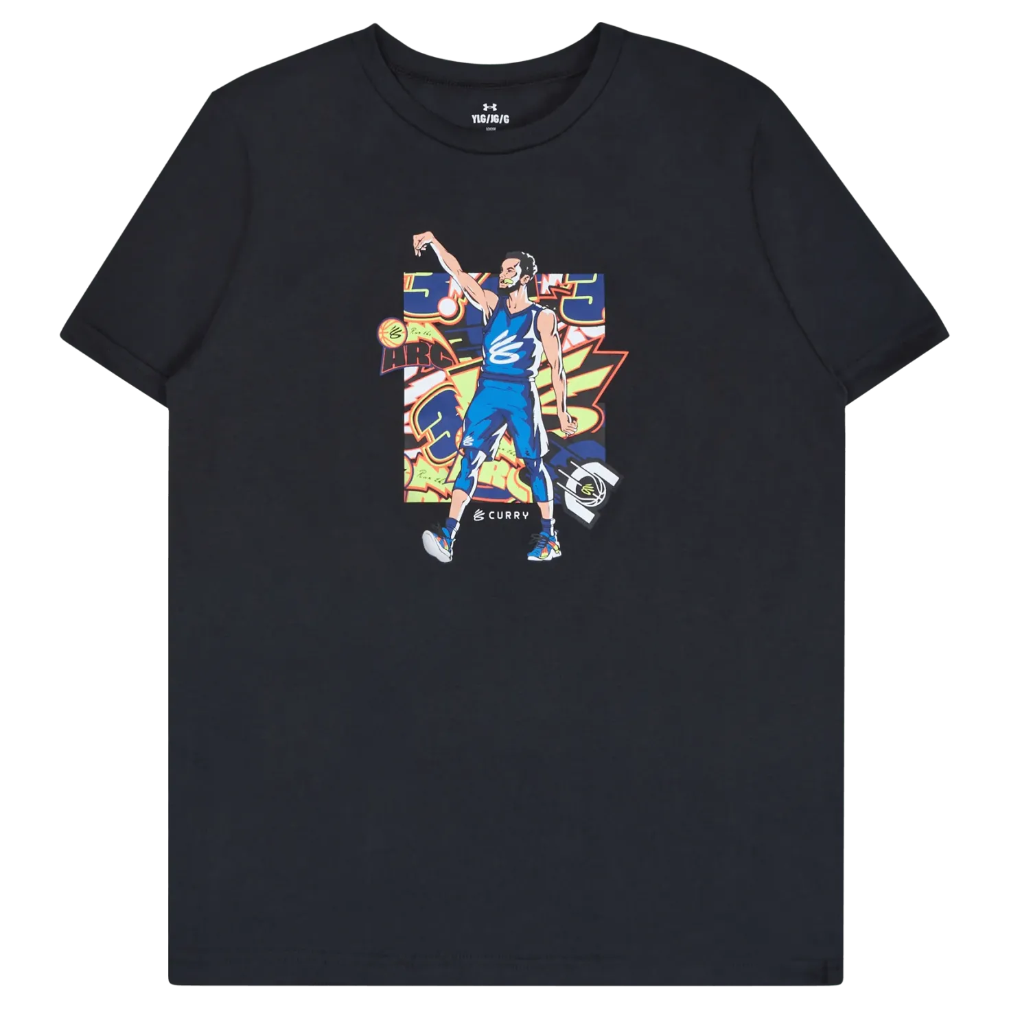 KIDS UA CURRY LIGHTNING LOGO SS
