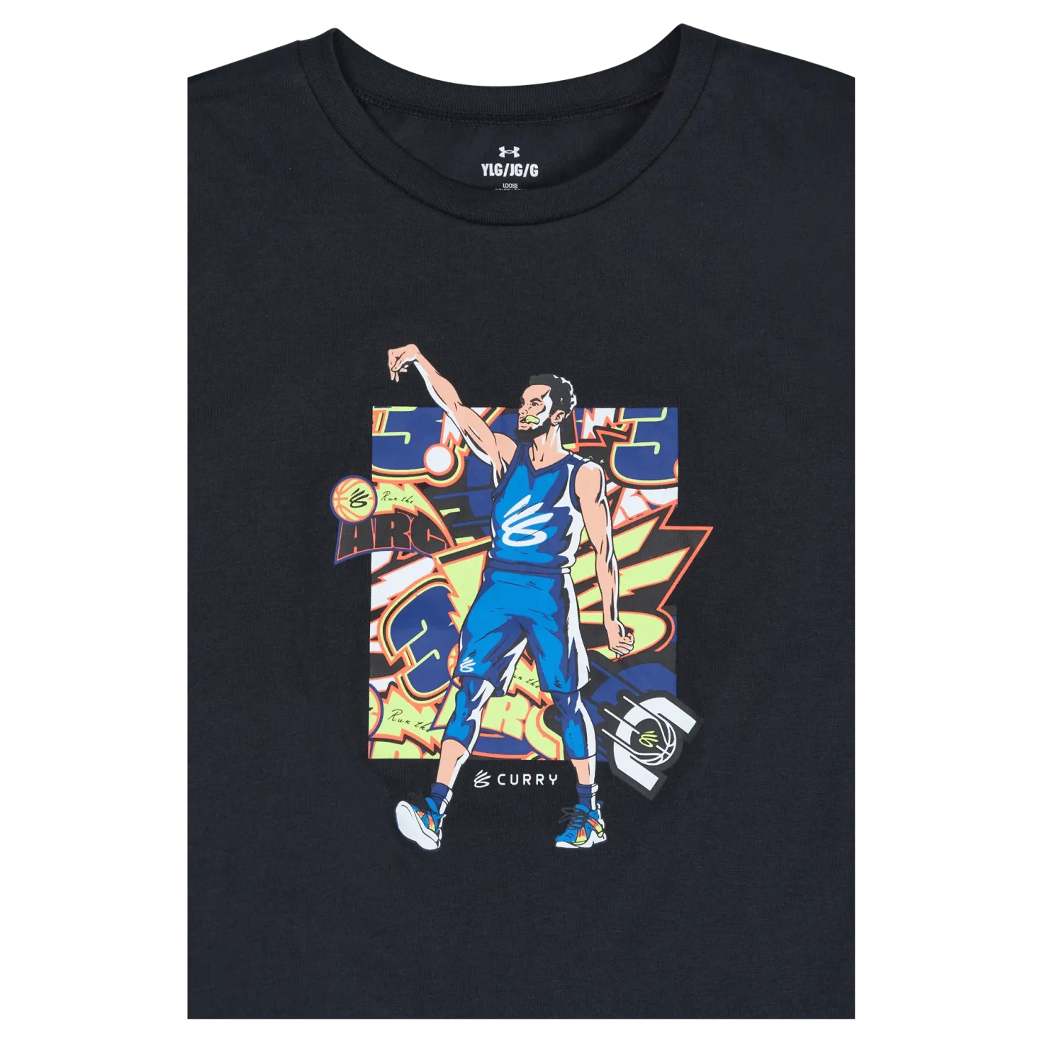 KIDS UA CURRY LIGHTNING LOGO SS