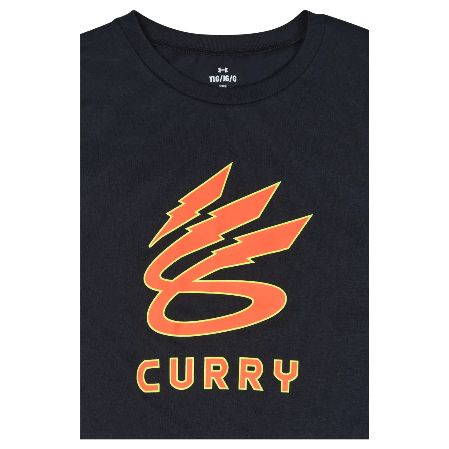 KIDS UA CURRY LIGHTNING LOGO SS