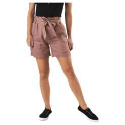Kira Belt Shorts Brown