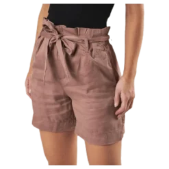 Kira Belt Shorts Brown