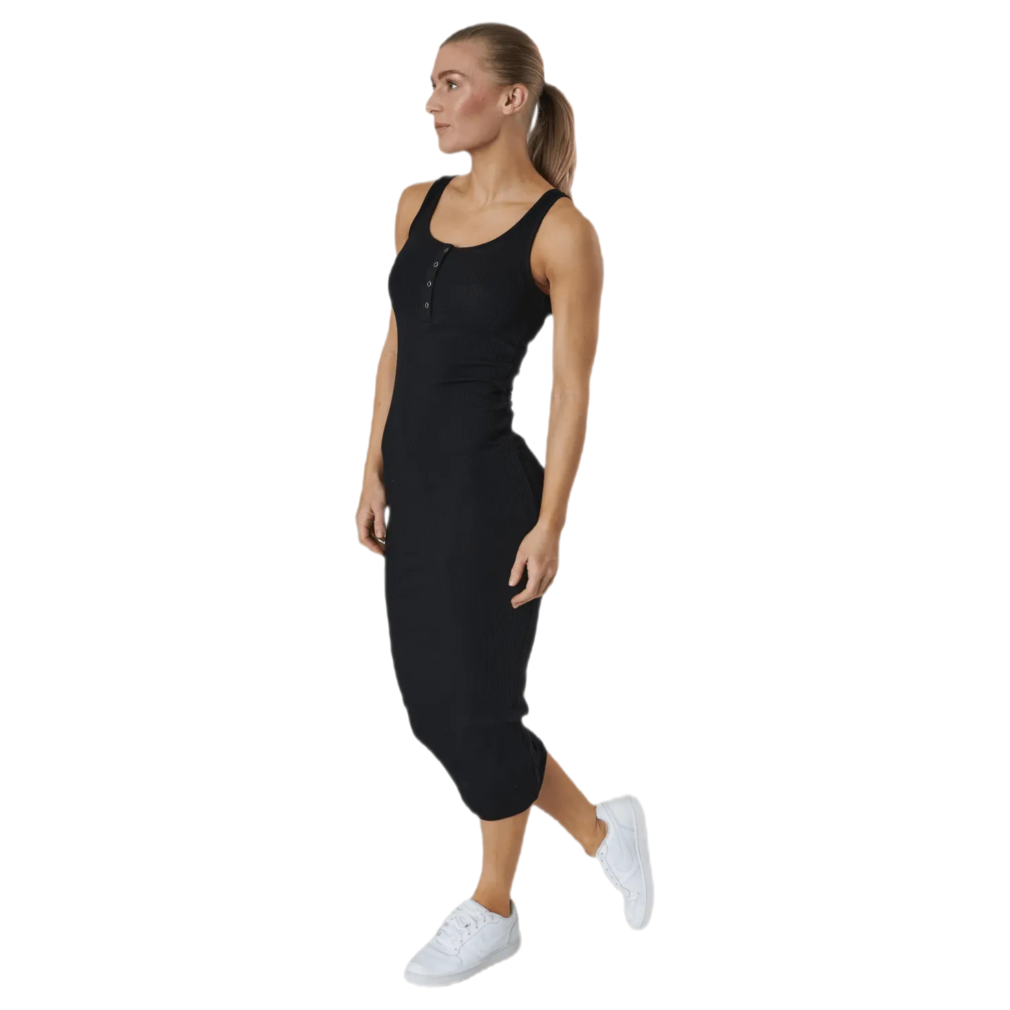 Kitte Tank Midi Dress Black