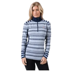 Åkle Half-Zip Shirt Blue