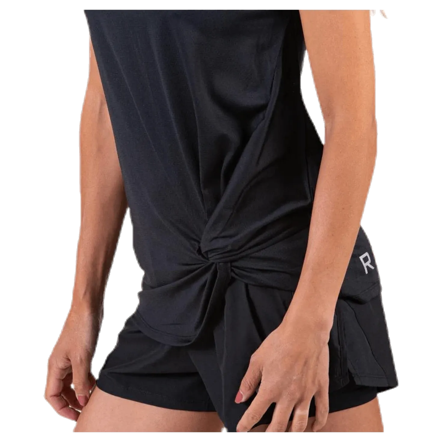 Knot Singlet Black