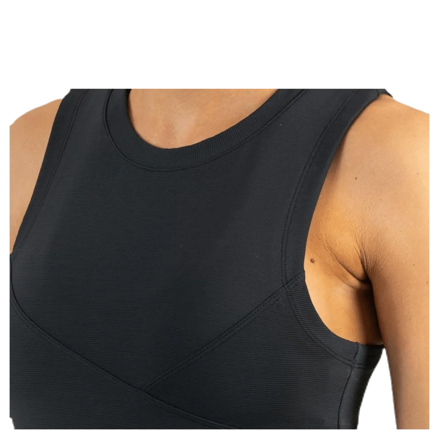 Koray Rib Tank Black