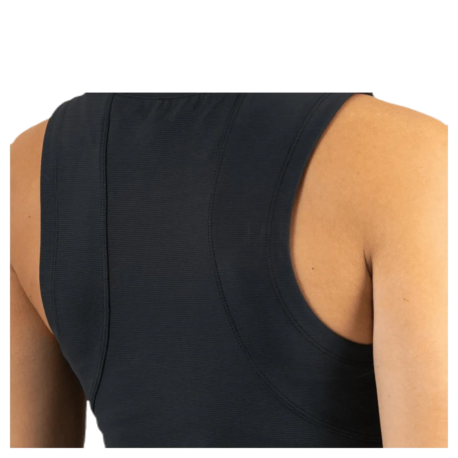 Koray Rib Tank Black