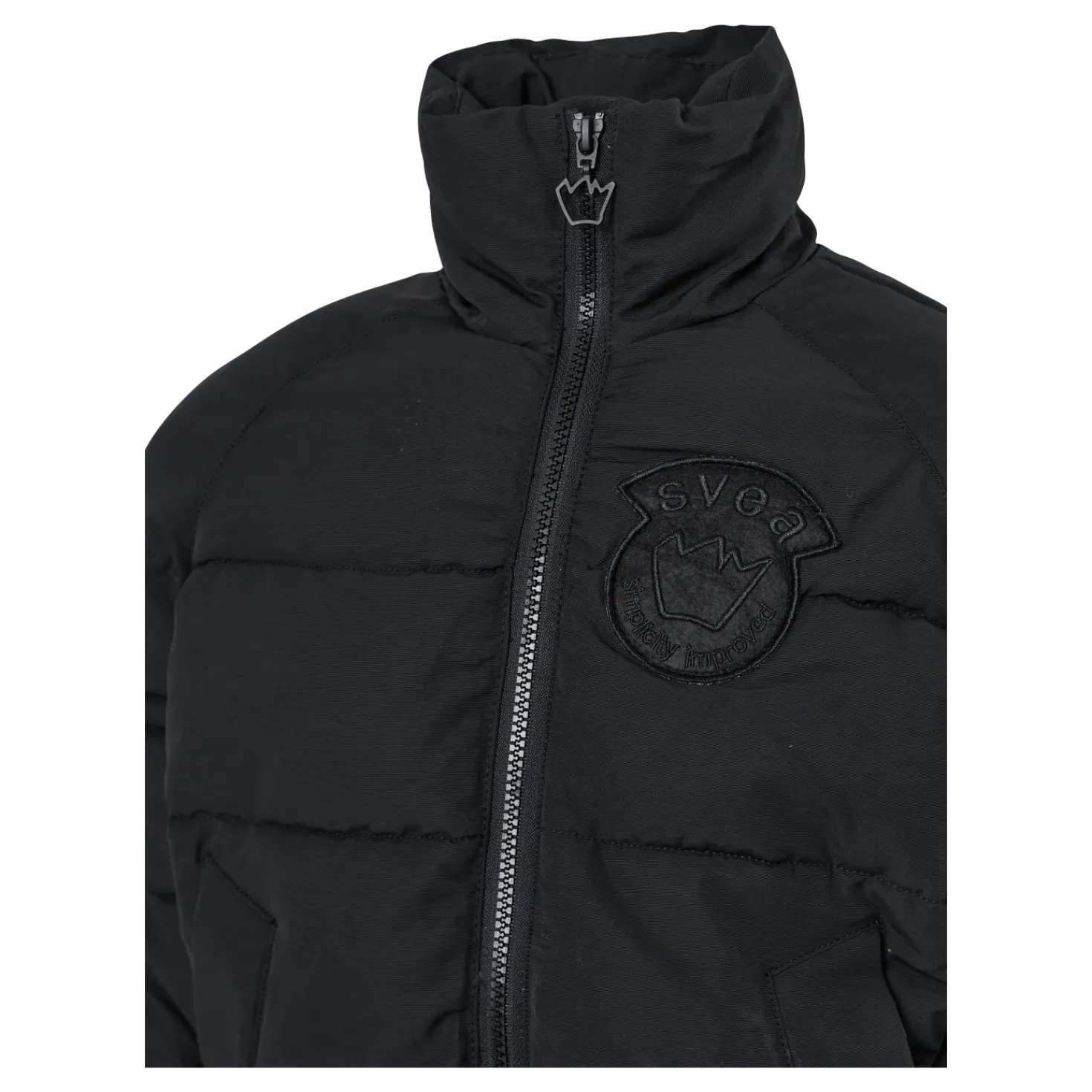 K. Reflective Volume Puffer Ja Black