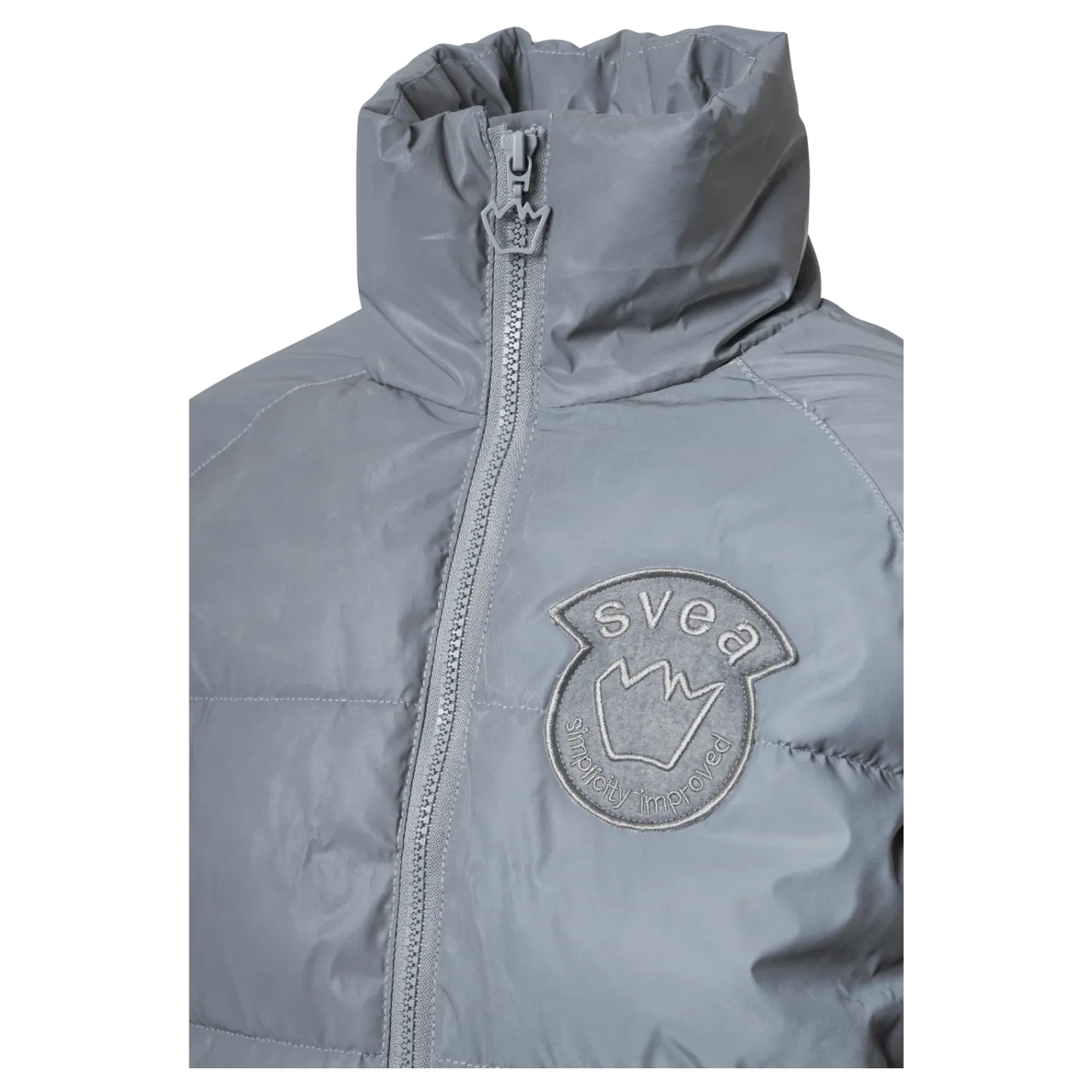 K. Reflective Volume Puffer Ja Silver