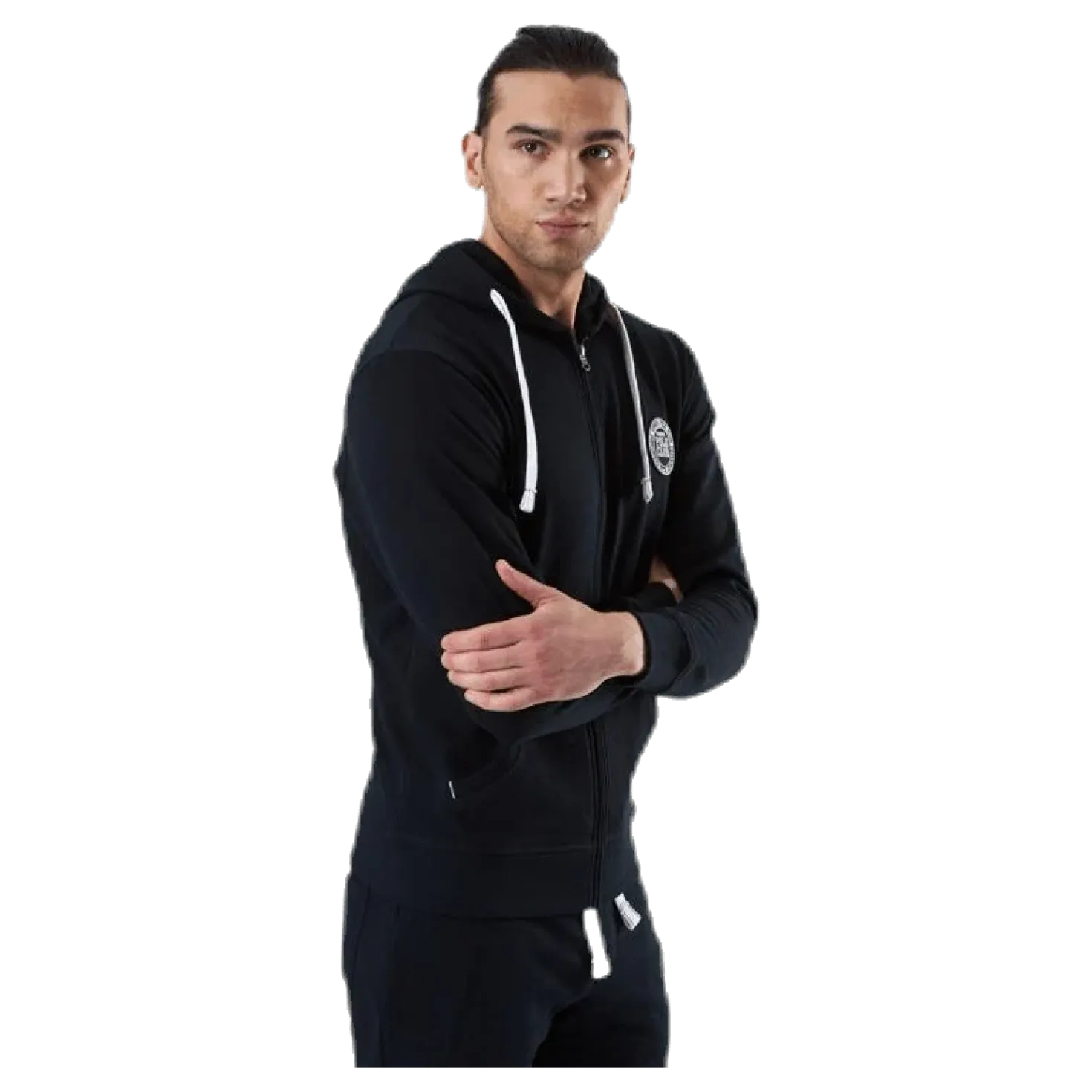 Krew Sweatshirt Full Zip Black
