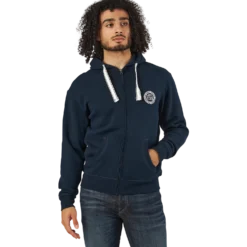 Krew Sweatshirt Full Zip Blue