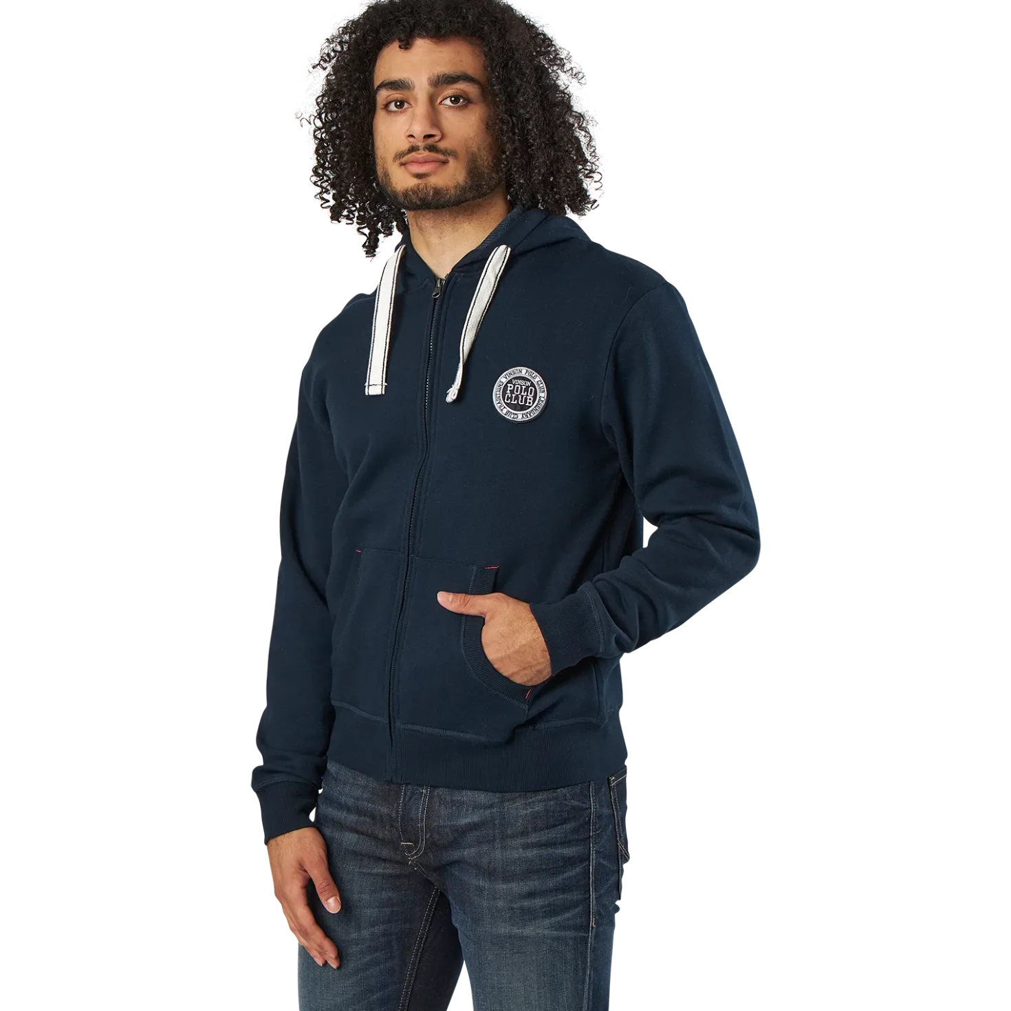 Krew Sweatshirt Full Zip Blue