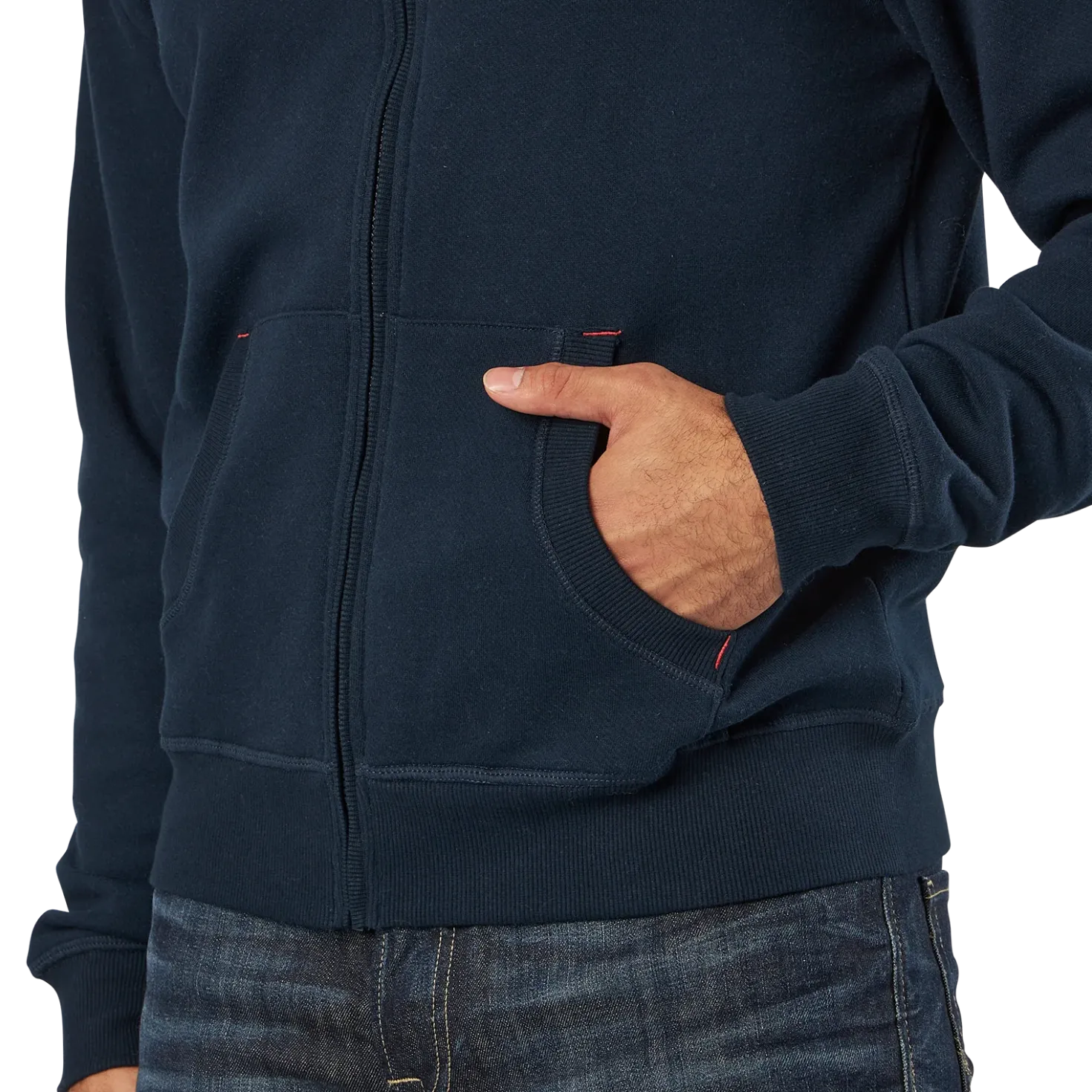 Krew Sweatshirt Full Zip Blue