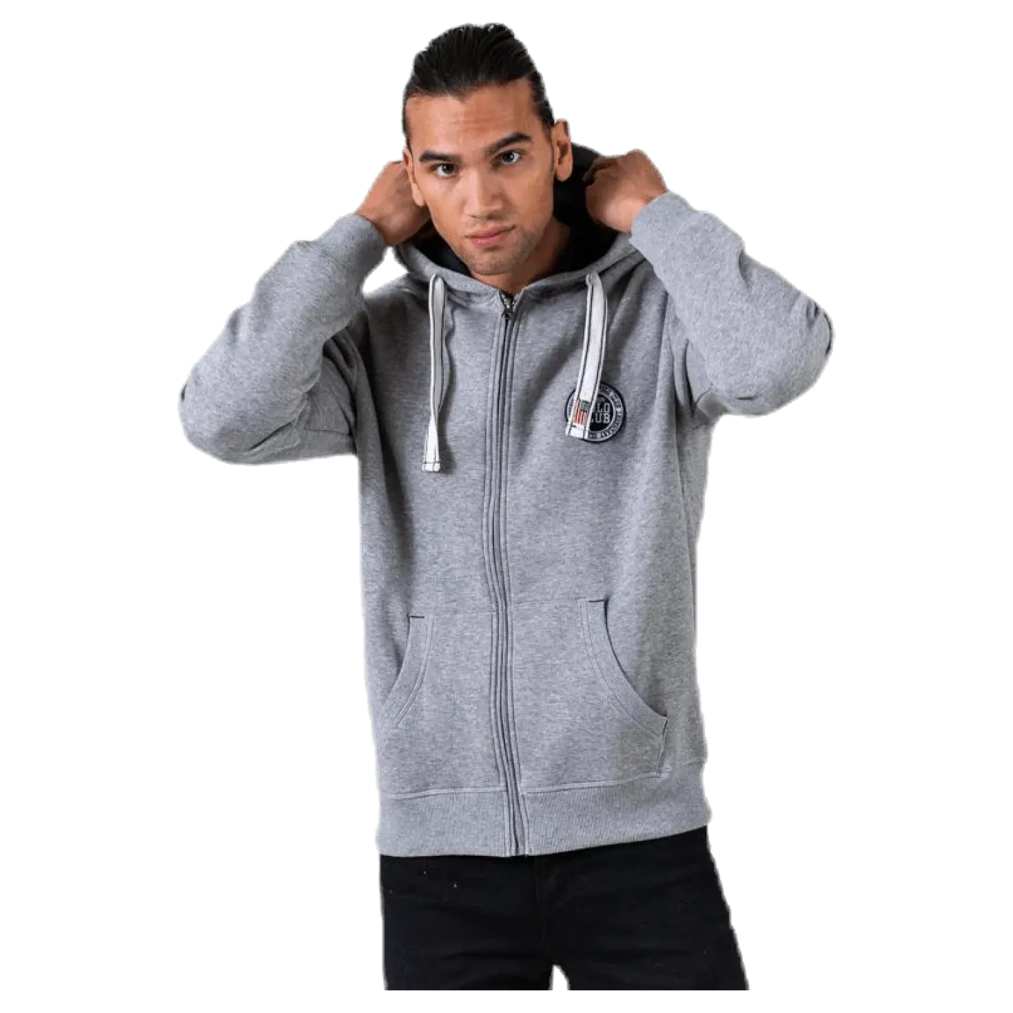 Krew Sweatshirt Full Zip Grey