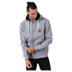 Krew Sweatshirt Full Zip Grey