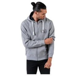 Krew Sweatshirt Full Zip Grey