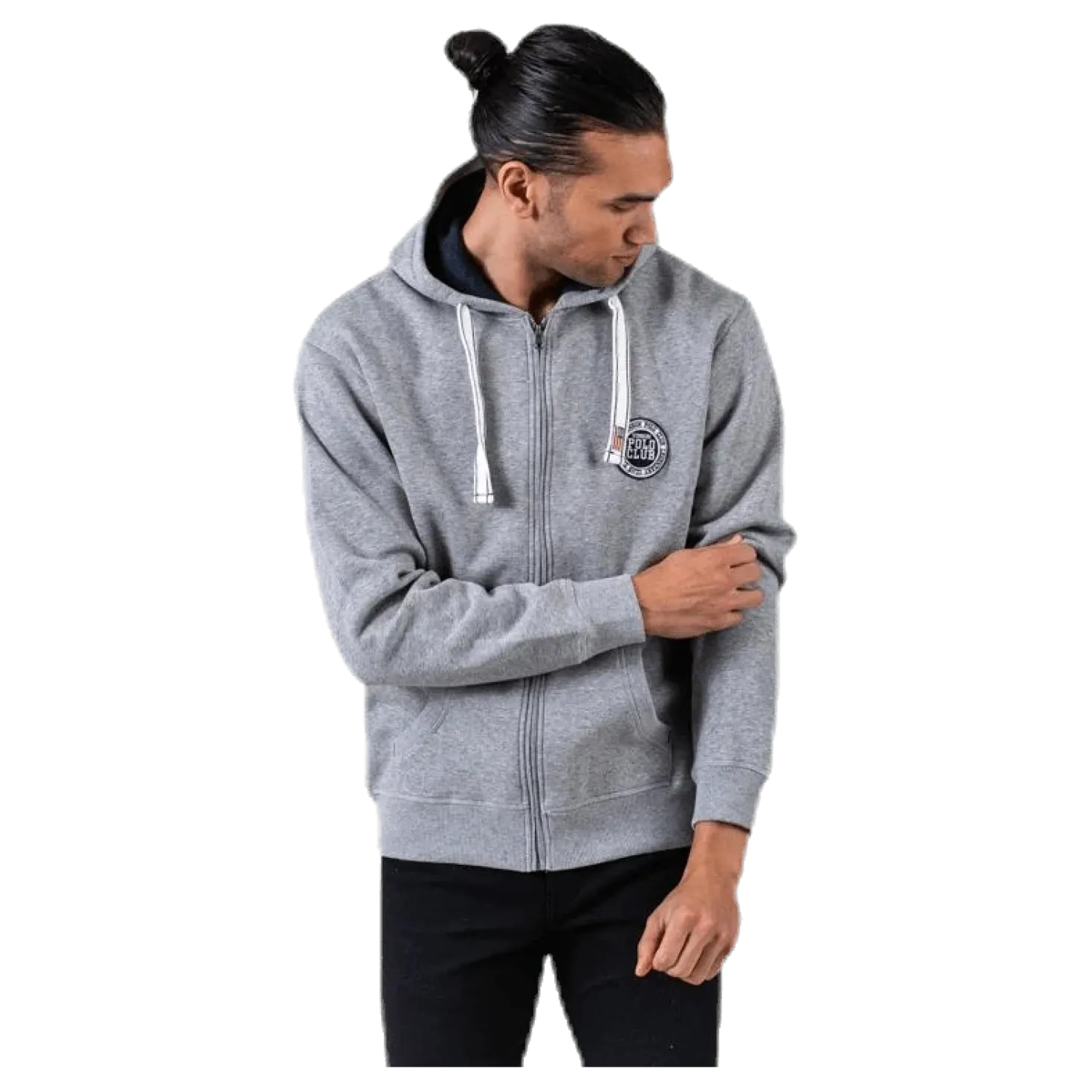 Krew Sweatshirt Full Zip Grey