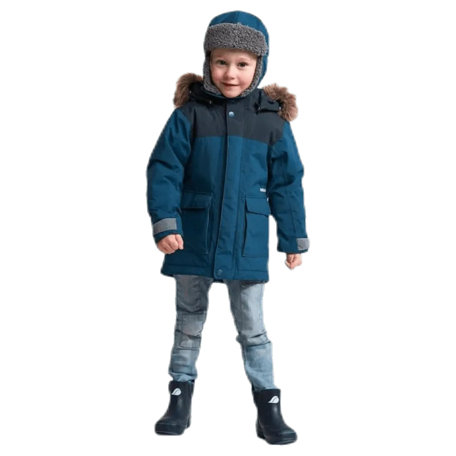 Kure Kid's Parka Blue