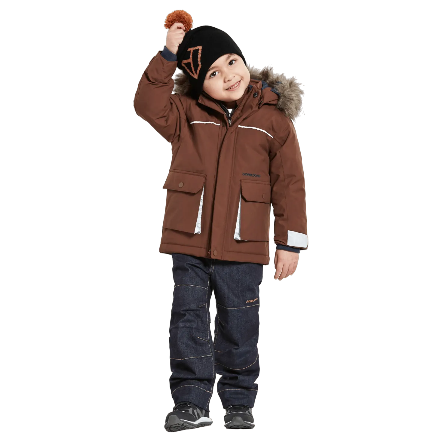 Kure Kids Parka 5 Brown