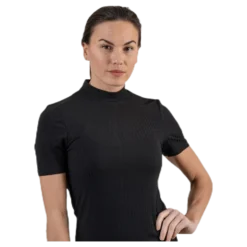 Kylie Ss T-Neck Top Black