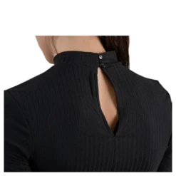 Kylie Ss T-Neck Top Black