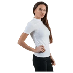 Kylie Ss T-Neck Top White