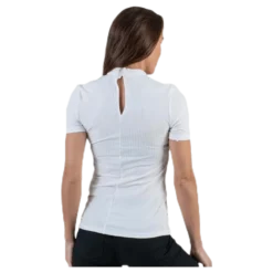 Kylie Ss T-Neck Top White