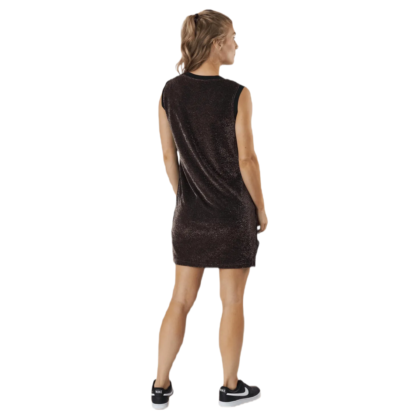 Lady Dress, Auth Sparkle Exar Brown/Black