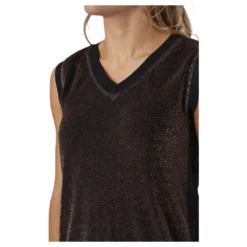 Lady Dress, Auth Sparkle Exar Brown/Black