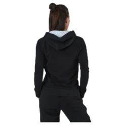 Lady Sweat Hood, Logo Zeleril White/Black