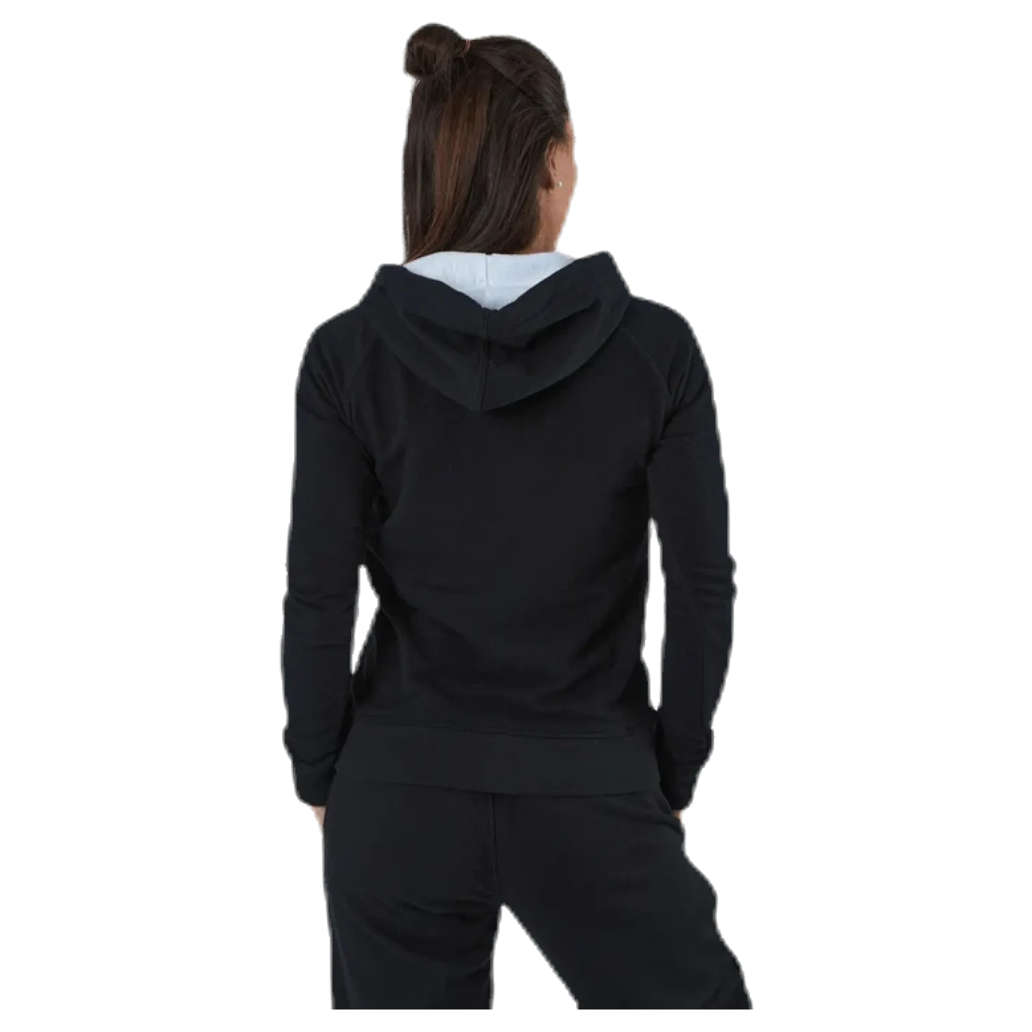 Lady Sweat Hood, Logo Zeleril White/Black