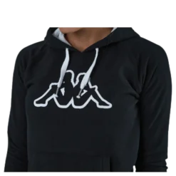 Lady Sweat Hood, Logo Zeleril White/Black