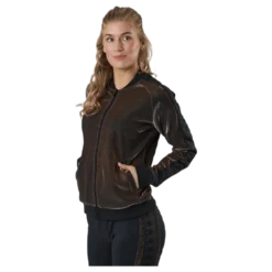 Lady Tr.Jacket, Auth Ecot Brown/Black