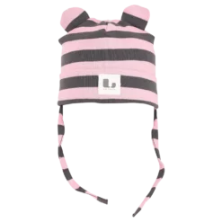 Lane Baby Hat Pink/Grey