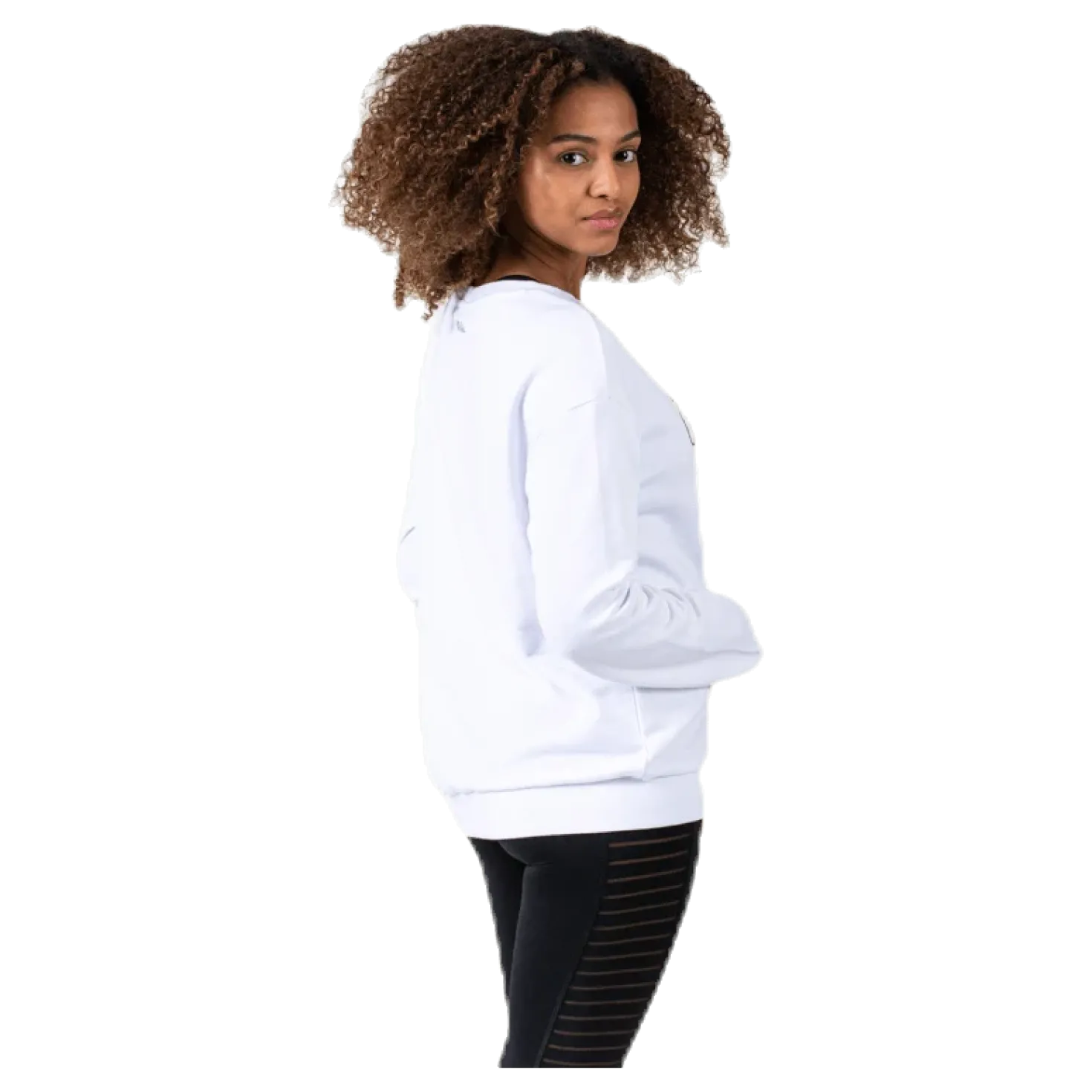 Lara Crew Sweat White