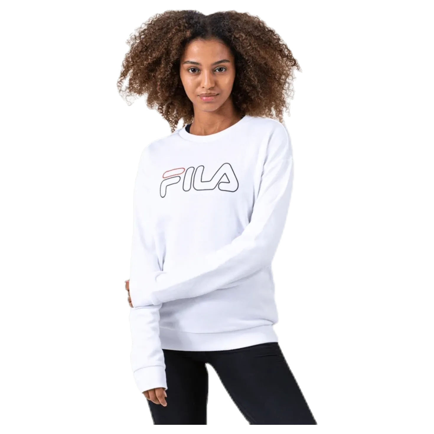 Lara Crew Sweat White