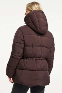 Laurel Puffer Women Aubergine