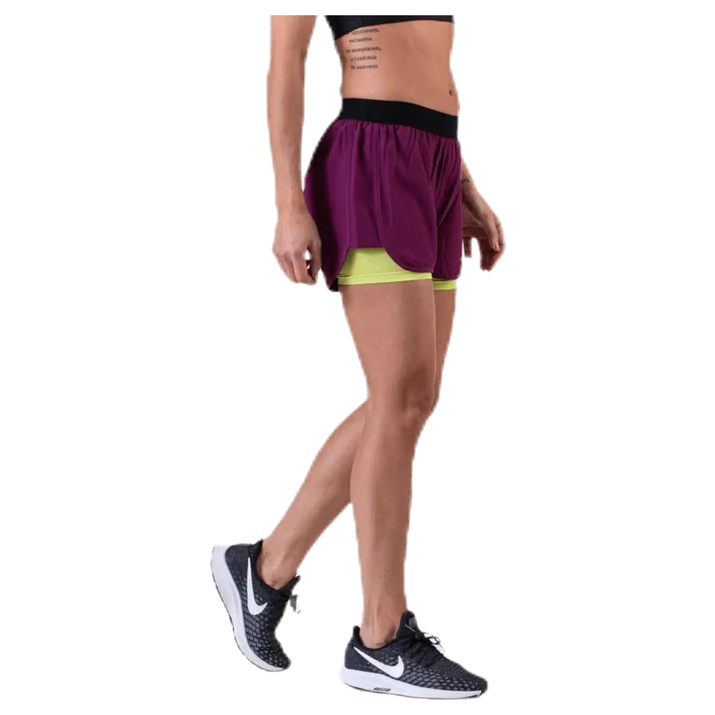 2-Lay Shorts Purple/Green