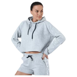 Leanna Cropped Hoody Grey