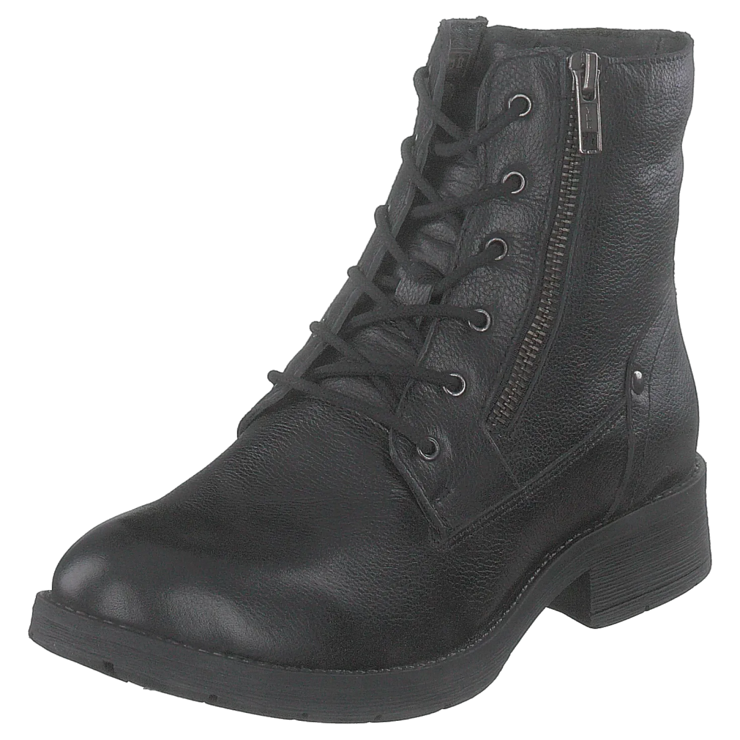 451-5010 Leather Warm Lined Black