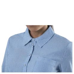Lecey Ls Stripe Knot Dnm Shirt White