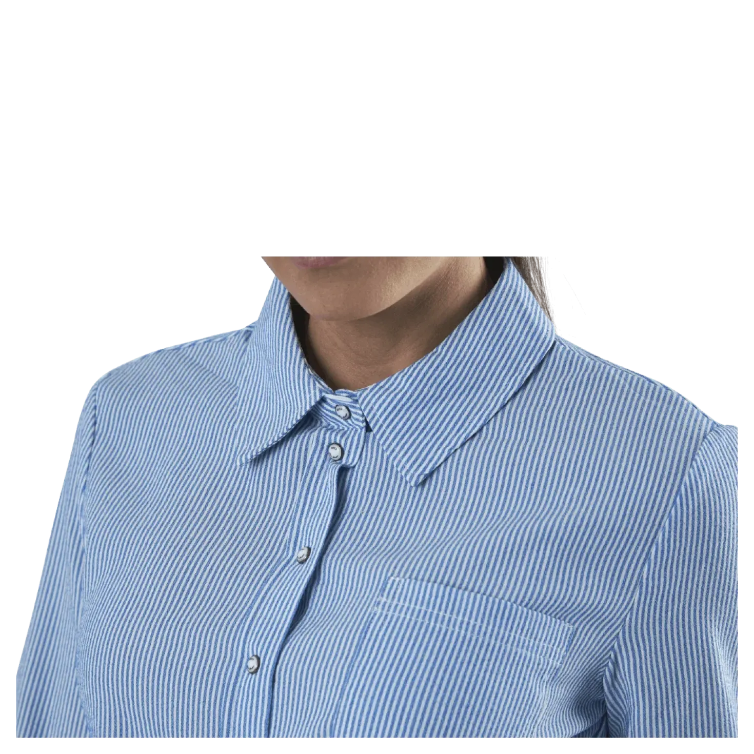 Lecey Ls Stripe Knot Dnm Shirt White