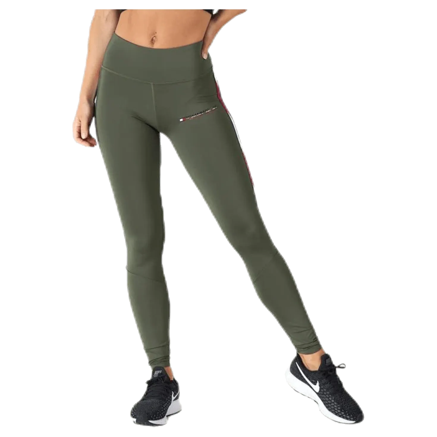 Legging Full Length With Tape Green