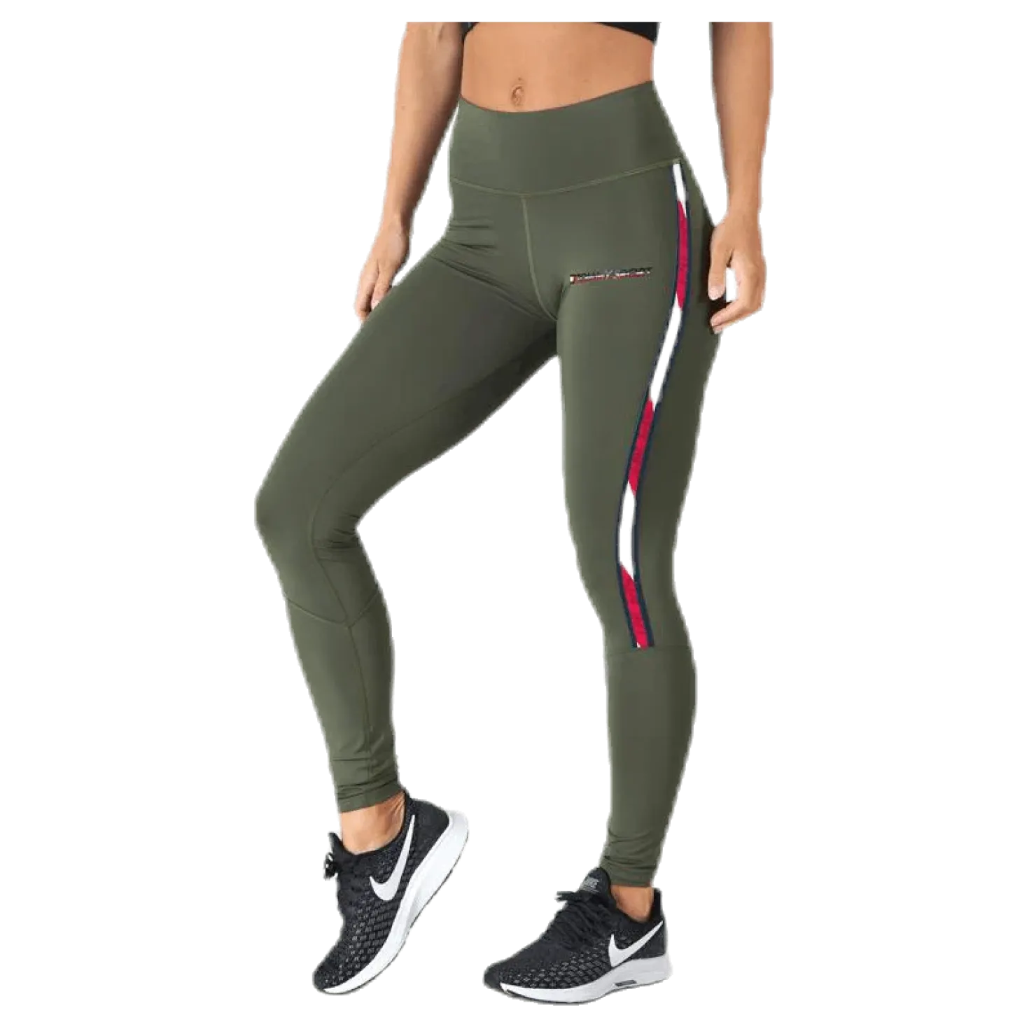 Legging Full Length With Tape Green