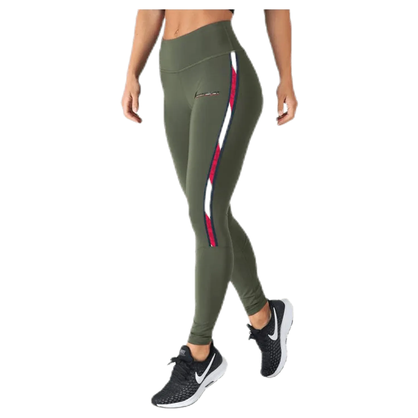Legging Full Length With Tape Green
