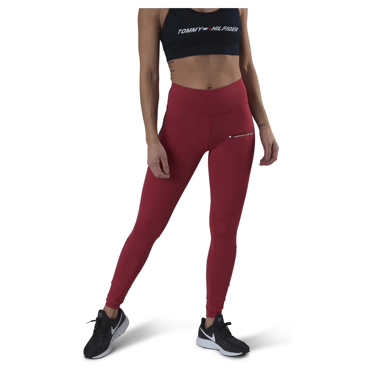 Legging Full Length With Tape Pink